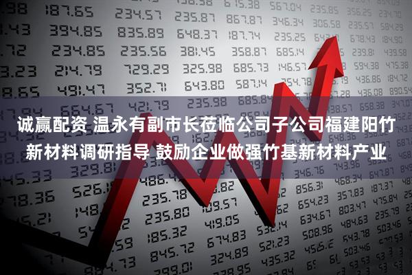 诚赢配资 温永有副市长莅临公司子公司福建阳竹新材料调研指导 鼓励企业做强竹基新材料产业